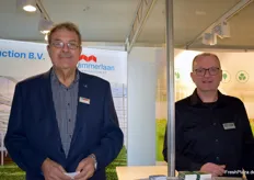 Harald van Deest von Ammerlaan Construction BV und John Vermeulen von Cogas Climate Control. 